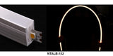 Profilé de silicone NTALB-102 pour ruban DEL lumineux 5 mètres
