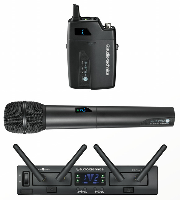 Body-pack sans fil System 10 PRO et système de microphone à main dynamique ATW-1312