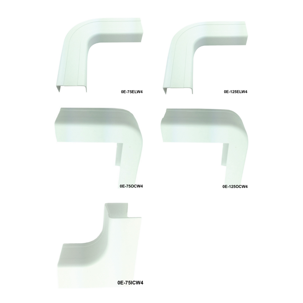 Cache-fil Coude blanc Styrène pour cache file 3/4 – Boutique É-lite