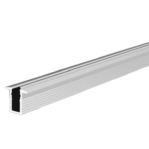 Profilé d'aluminium Étroit avec diffuseur NTALB-117 pour Ruban DEL lumineux 2 mètres