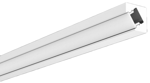 Profilé d'aluminium Étroit avec diffuseur NTALB-136 pour Ruban DEL lumineux 2 mètres